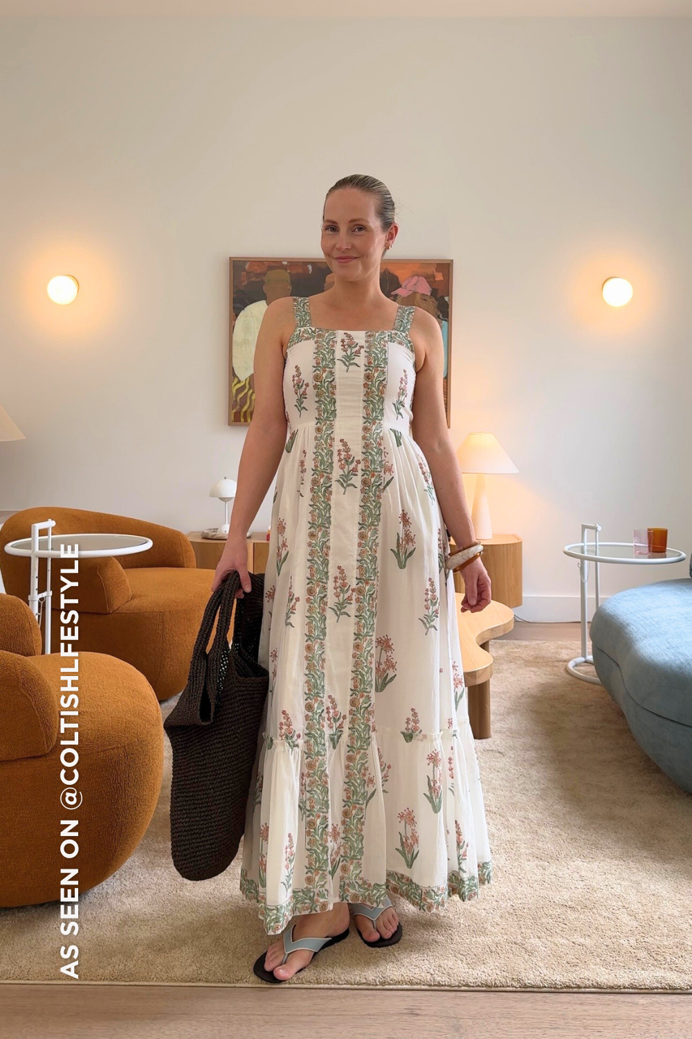 The Whitsunday Dress in Coral Sands - Handmade