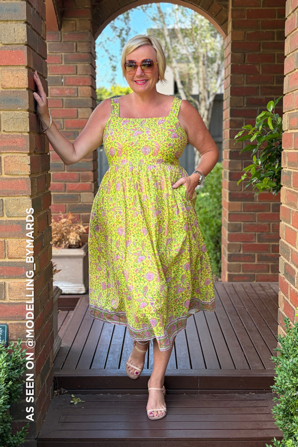 Mora Heritage Dresses The Cairns Dress in Lemon Myrtle