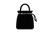 black icon of a simple cloth tote bag with drawstring
