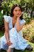 Mora Heritage Dresses The Daintree Dress in Blue Floral