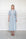 Mora Heritage Bowral Dress in Highlands Mist Blue. Organic cotton maxi dress Australia with shirt collar.