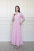 Mora Heritage Byron Bay Dress in Dessert Rose Pink. Organic cotton maxi dress Australia luxury resort wear.