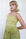 Mora Heritage Cairns Dress in Lemon Myrtle. Handmade organic cotton midi dress Australia.
