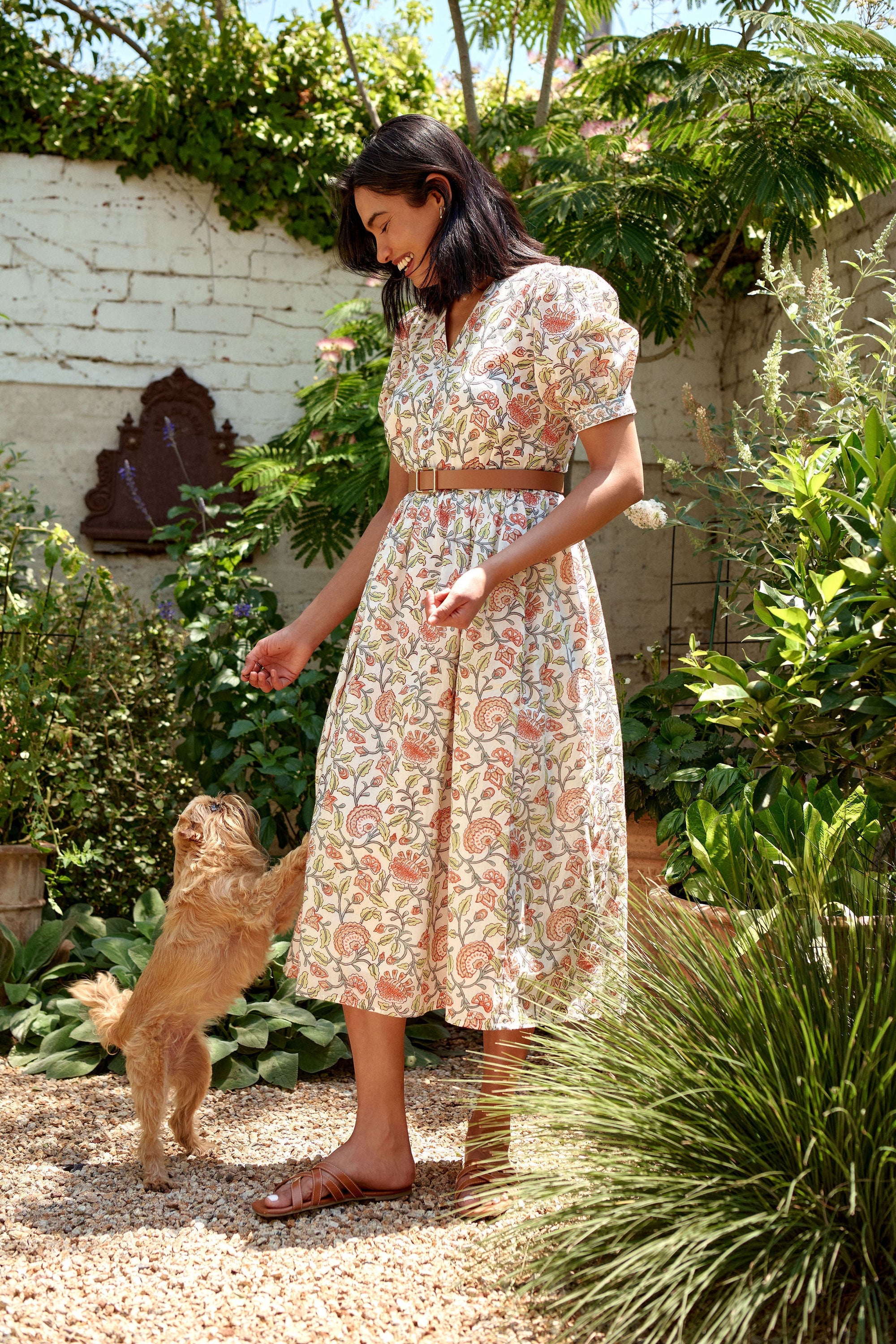 Mora Heritage Dresses The Yarra Valley Dress in Coral Garden